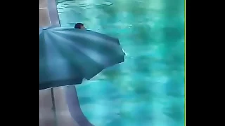 OMG...guy i solitarily met gets naked in my pool!!!